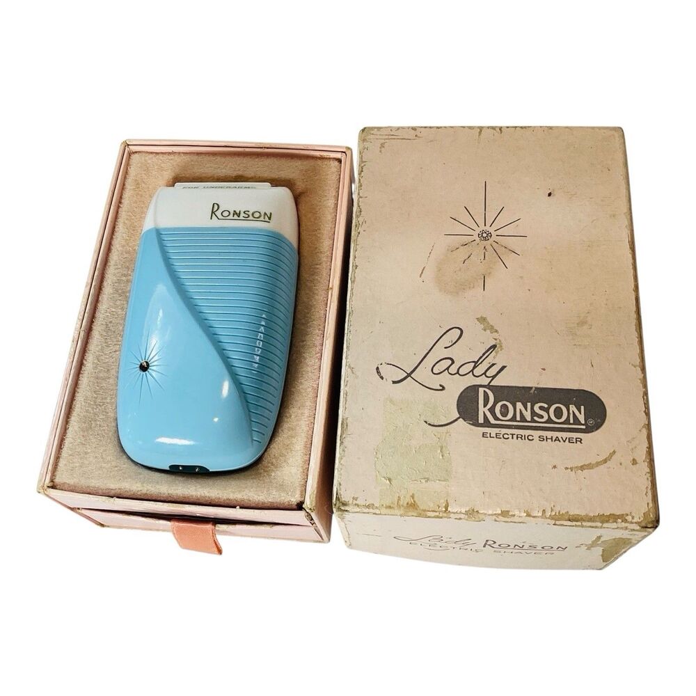 Lady Ronson Electric Shaver 1960’s Original Box “Works”